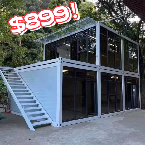 Prefabricated Modular Tiny Container House Homes Flat Pack Shipping Containers Office House Dormitory House Portable House Detachable Container House